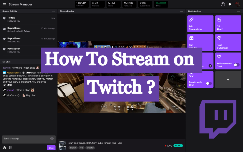 How we can stream on Twitch Online