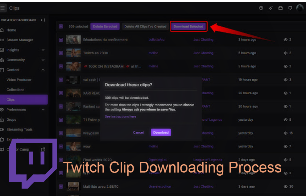 Download Twitch Videos online from savevideo9. 